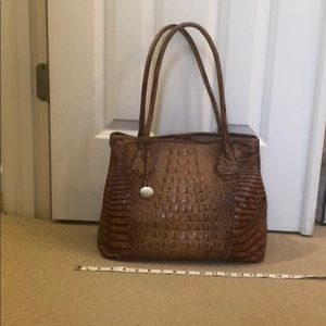Brahmin Croc Embossed Purse